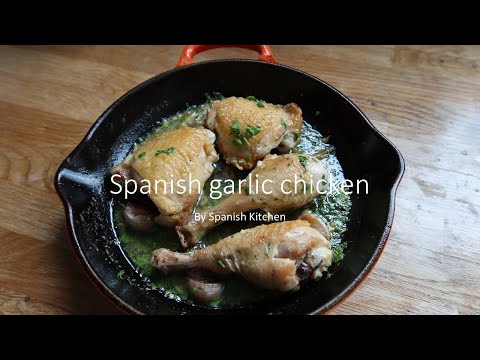 Spanish garlic chicken | Pollo al ajillo