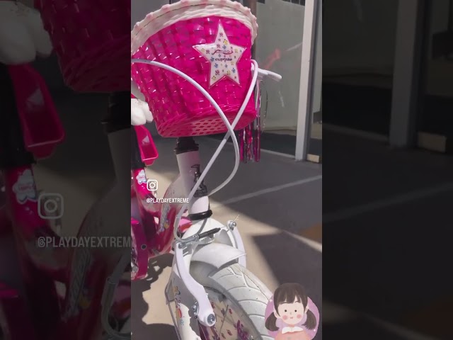 Vídeo relacionado con RULLY Lemon Bicicleta Infantil de 12 Pulgadas para Niñas de 2 a 4 Años, con Ruedines, Cesta y Sillita para Muñecas, Rosa