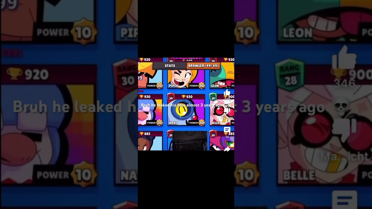 Snakethug’s face 😱 #snakethug #brawlstars #facereveal #viral