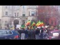 Ethiopians Protesting In Front Of Sudan Embassy In Washington