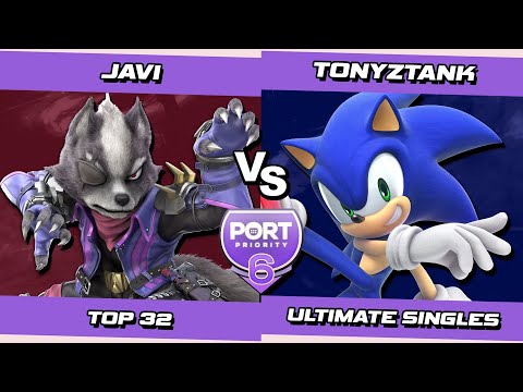 Port 6 Top 32 - Javi (Wolf) Vs. TonyZTank (Sonic) SSBU Ultimate Tournament