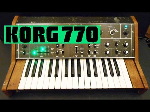 Korg 770 Analog Monophonic Synthesizer 1970s image 6