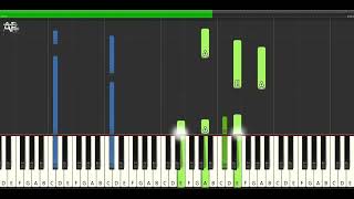 Dusk Till Dawn - ZAYN (feat.Sia) | Adelina Piano synthesia tutorial