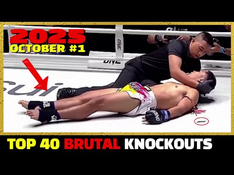 Top 40 Best Knockouts October 2025 | Muay Thai•MMA•Boxing KO集 #1[HD]