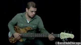 Lakland 5594 USA Deluxe Burl Top bass demo by Bass Club Chicago
