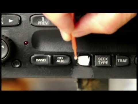 Worn peeling automotive radio buttons. Easy repair