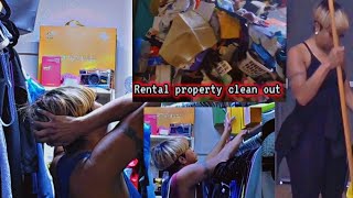 8 Hours of Cleaning in 9 Minutes 😳 | Closet Declutter & Rental Property Cleanout Begins