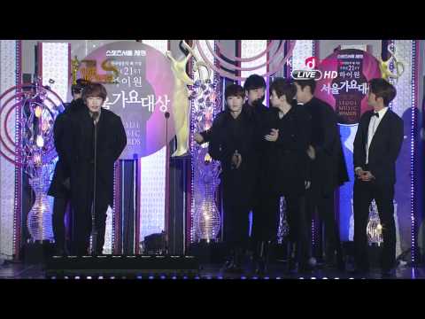 120119 KBS 21st Seoul Music Awards Super Junior-Bonsang