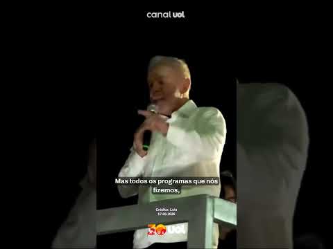 Lula critica Aécio e Flávio Bolsonaro e diz que não se pode votar em traidores, em comício em MG