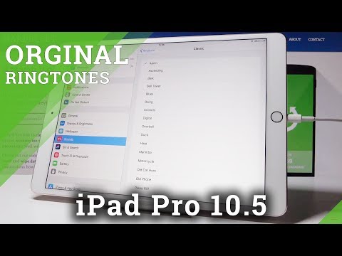 All Ringtones iPad Pro 10.5 - Change Ringtone / Ringtone Settings