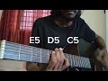 Daak Diyachen Doyal Amare - Fuad live in Dhaka - guitar lesson & cover