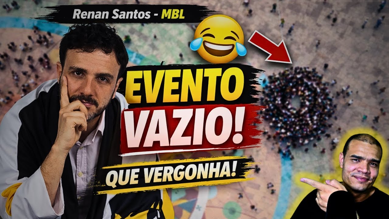 🚨Pré-campanha de Renan Santos do MBL em Recife é um FRACASSO TOTAL