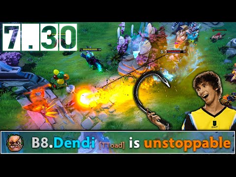 DENDI BOSS is Back!!! First Try Pudge Carry in New Patch 7.30 | Pudge Official