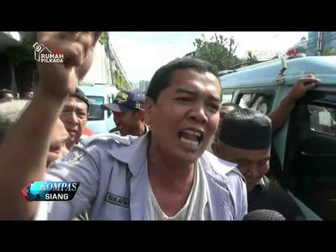 Tuntut Pembukaan Penutupan Jalan, Sopir Angkot Demo