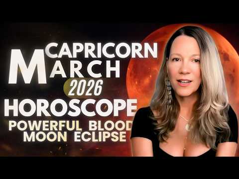 CAPRICORN Sun Moon Rising MARCH 2026 🔆 Blood Moon Eclipse & Big Decisions