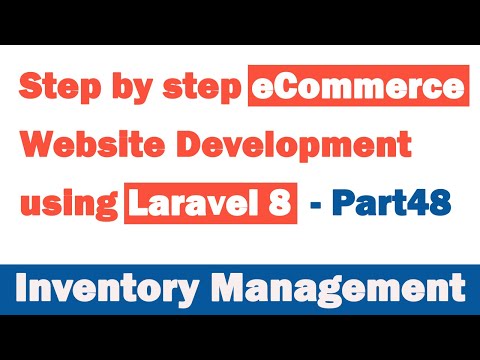 Step by step eCommerce website Development using Laravel 8 Part 1 Introduction