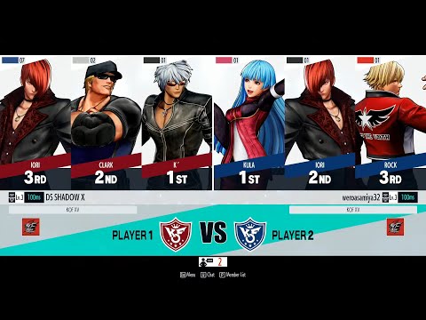 DS Shadow X (K'/Clark/Iori) vs Wero Asamiya (Kula/Rock/Iori) Loser's Finals KOFXV ICFC NA W8