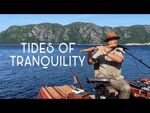 Tides of Tranquility (30 min) #relaxing #flute #improvisation Norwegian Fjord- Praful #livelooping