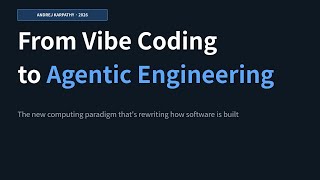 Andrej Karpathy: The New Programming Paradigm