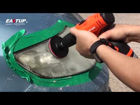 How to resore a yellow or cloudy headlight lens with EASTUP headlight restoration kit just $20