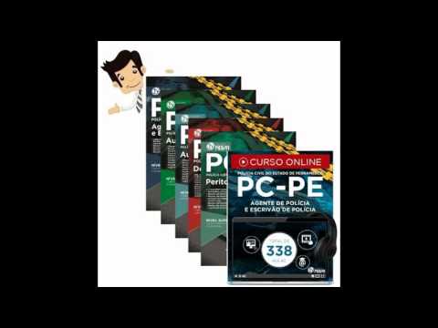 Apostilas e Curso Online do Concurso PC-PE 2016 - Diversos Cargos