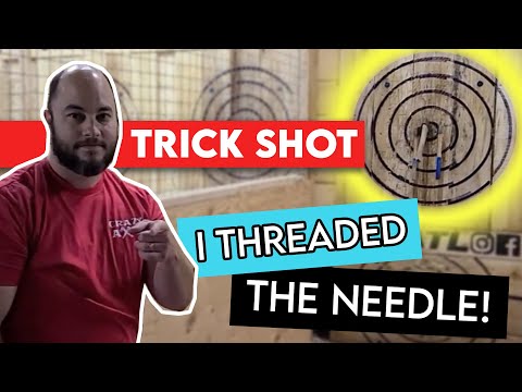 Trick Shot: I threaded the needle!