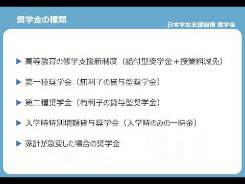 2024年度 各種奨学金について（説明動画）