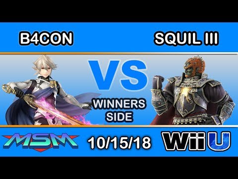 MSM 162 - B4CON (Corrin) vs Squill III (Toon Link) Winners R1 - Smash 4