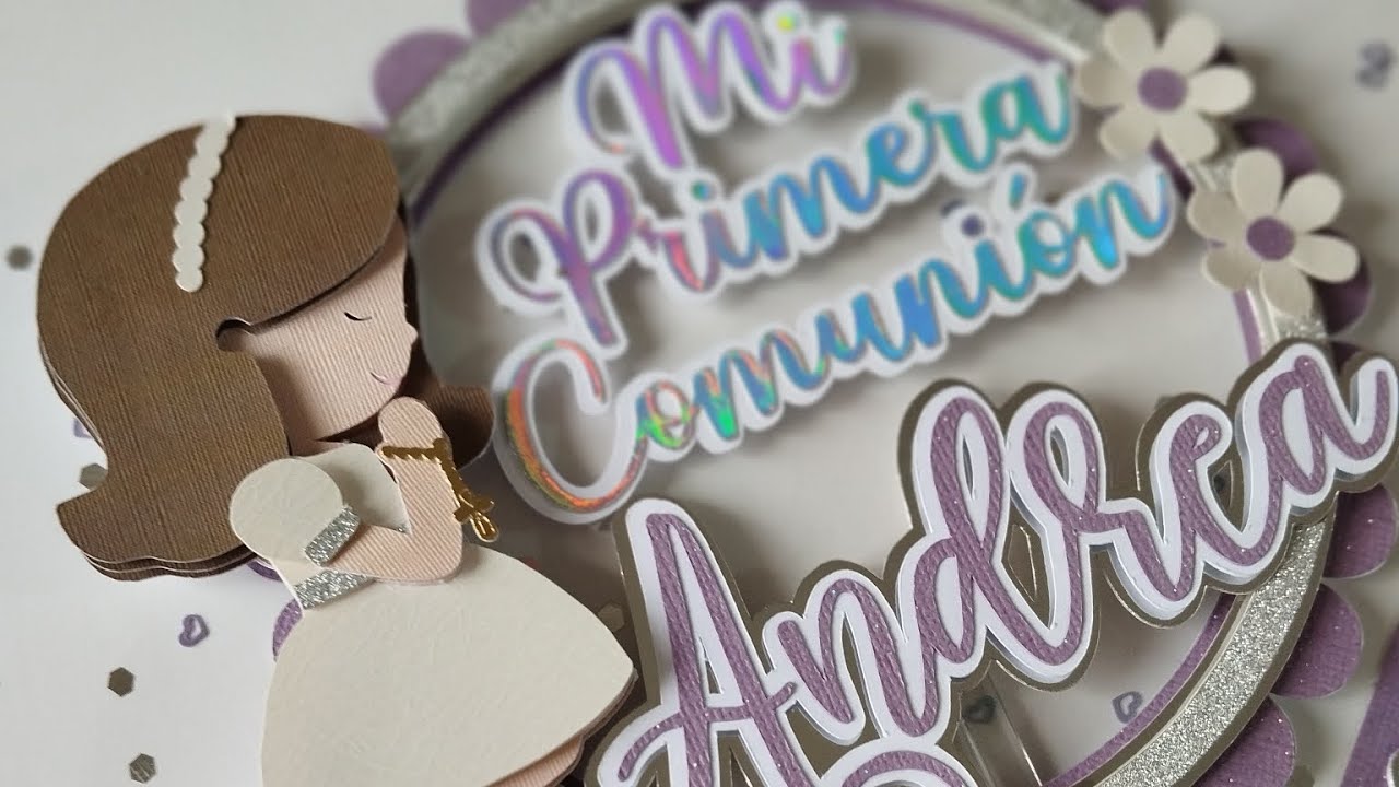 Armemos un Topper de Primera Comunión