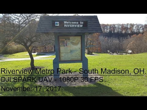 DJI Spark - Riverview Metro Park NE Ohio (1080P 30 FPS  11-17-17)