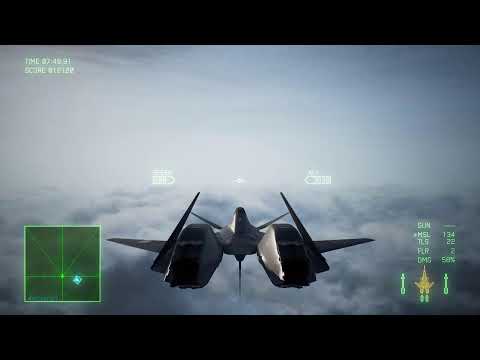 Ace Combat 7 | All Missions played with the ADF-01 FALKEN (1/2 - PS4 Pro)