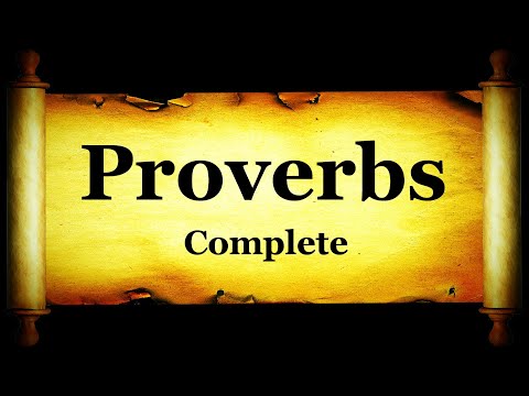 Bible Book 20: The Book of The Book of Proverbs - Holy Bible Audio Text - KJV Read Along