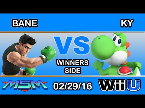 MSM 39 - PC | Bane (Little Mac) Vs. A2 | KY (Yoshi) Winners Side - Smash Wii U