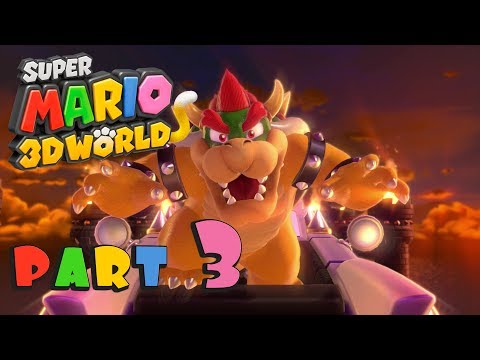 Super Mario 3D World - 100% Co-op Walkthrough Part 3