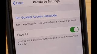 iPhone 11 Pro: How to Enable / Disable Face ID to End Guided Access