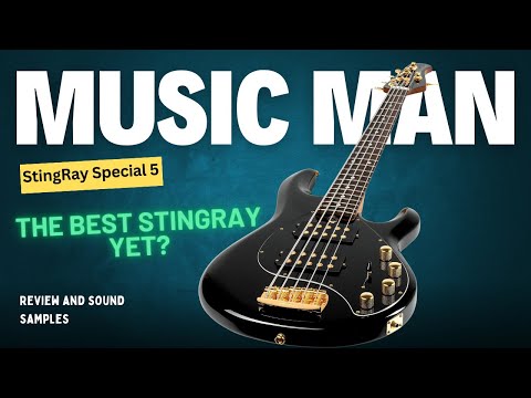 Ernie Ball Music Man StingRay 5 Special HH Electric Bass (with Case) - Ocean Sparkle, Rosewood Fretboard image 15