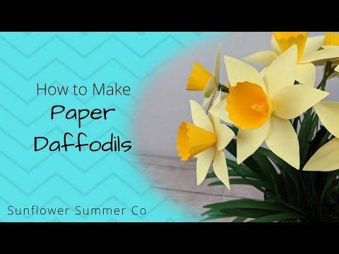How to Make Paper Daffodils