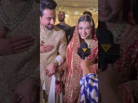 Faisu and his wife make their first appearance as the newlyweds at their grand reception! ❤ #mrfaisu