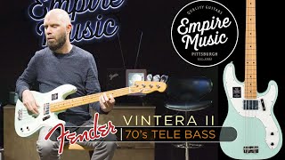 Video thumbnail for Fender Vintera II 70's Tele Bass - EMPIRE MUSIC by Empire Music