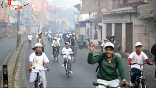preview picture of video 'inext Bikeathon 2013 rocks Agra'