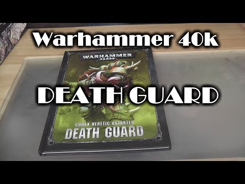 Warhammer 40k Death Guard Codex - Erste Einblicke - First look