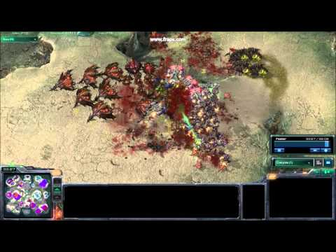 ~70 Marines vs 16 Brood Lords