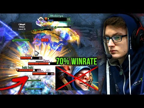 Miracle- Anti-Mage vs Meepo Spammer with 70% Winrate - Absolute Ownage Dota 2