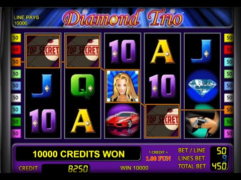 Diamond Trio.💥💥💥24 bonus games.👍🔔 🤠🤑🤑🤑