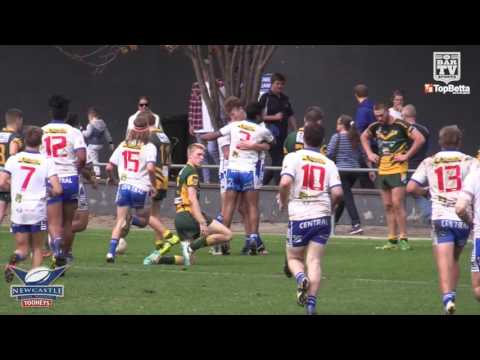 2016 Newcastle RL Round 12 - Under 19s Highlights - Central Butcher Boys v Macquarie Scorpions