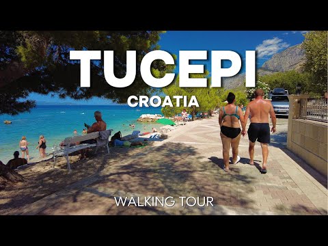 Tucepi, Makarska Riviera, Croatia – Best Beach Holiday Destination | Walking Tour 2025