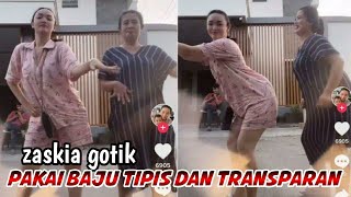 Download lagu Zaskia gotik goyang hot pakai baju tidur tipis dan transparan body goal mp3