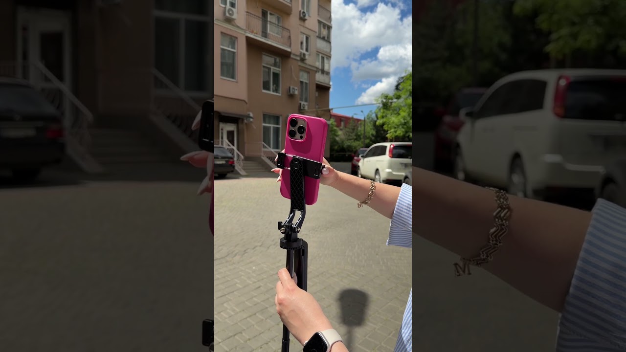 Монопод для телефона 220 см — селфи-палка и штатив 3 в 1