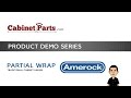 Amerock Partial Wrap Traditional Hinges Demo