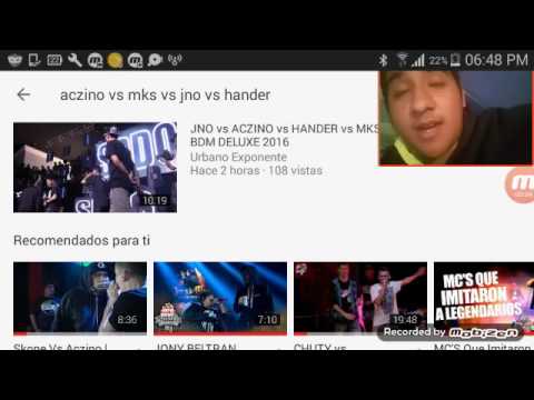 Mks vs jno vs aczino vs hander videoreaccion